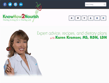 Tablet Screenshot of knowhow2nourish.com